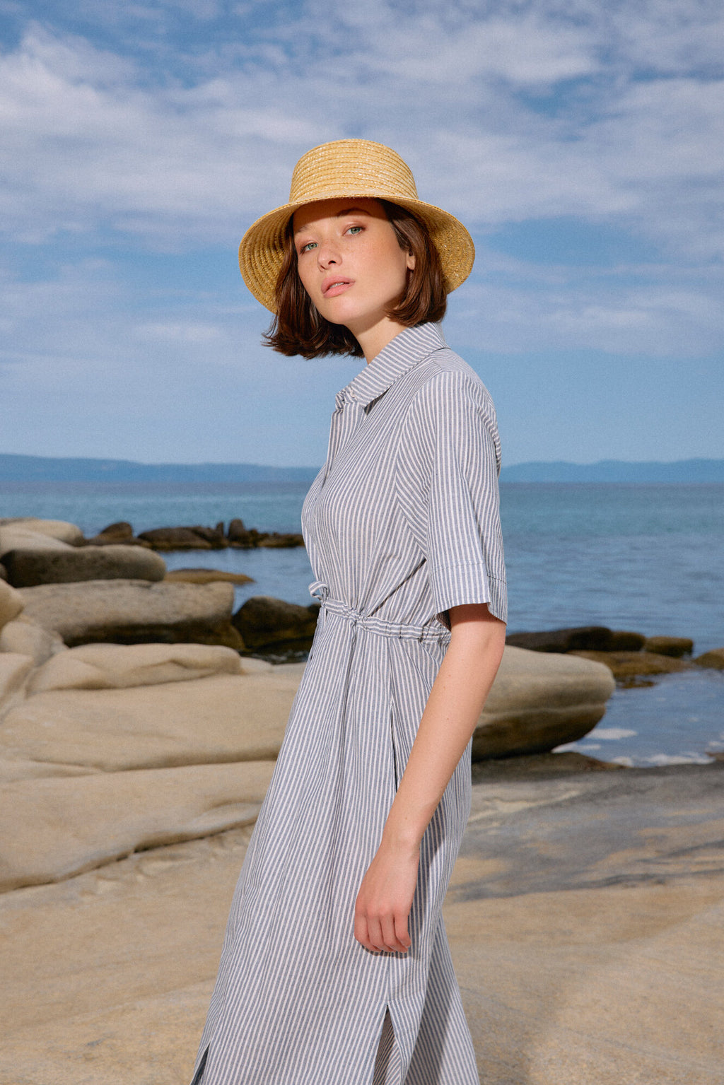 Pink Label - Beachwear Denim Stripe