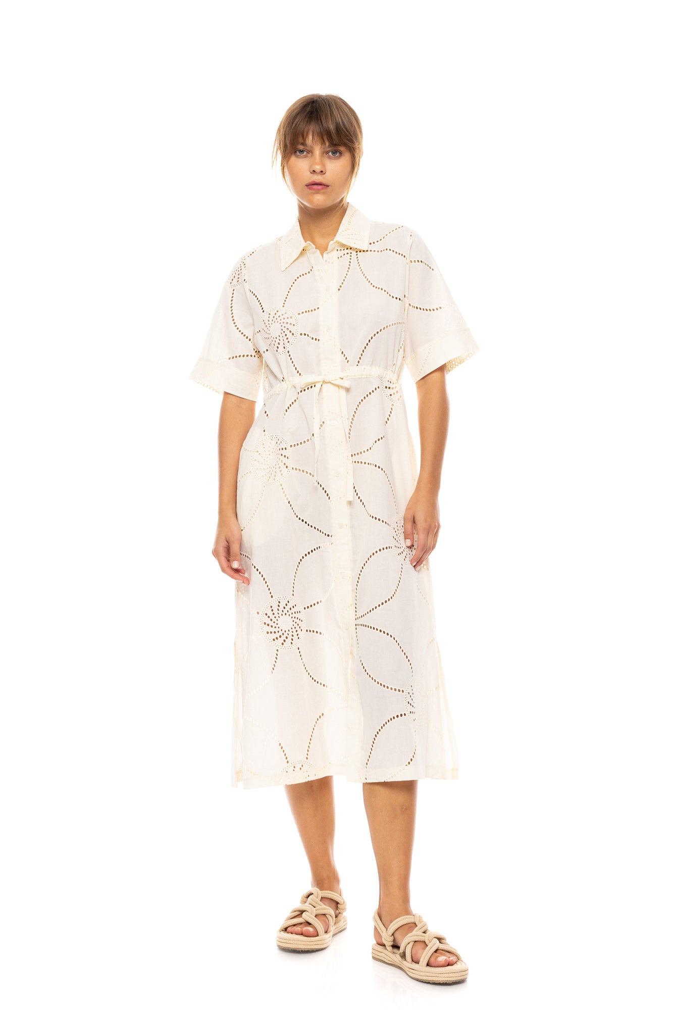 Pink Label - Beachwear Midi Moon Embrodery