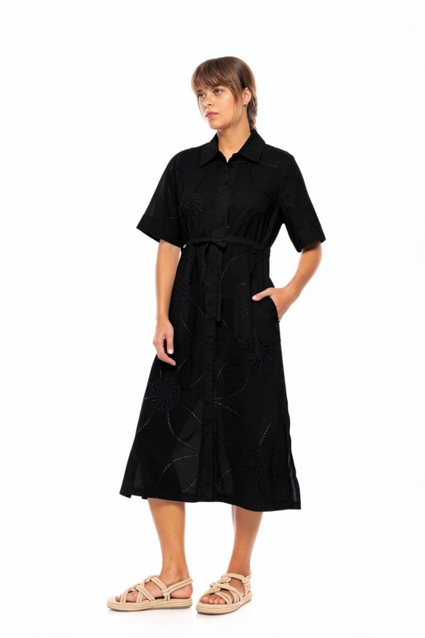 Pink Label - Beachwear Midi Moon Embrodery