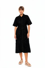 Pink Label - Beachwear Midi Moon Embrodery