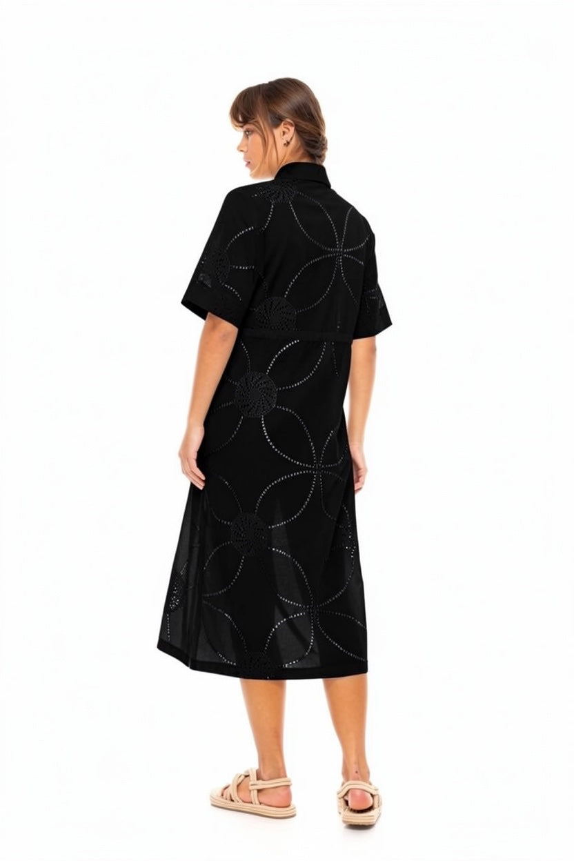 Pink Label - Beachwear Midi Moon Embrodery