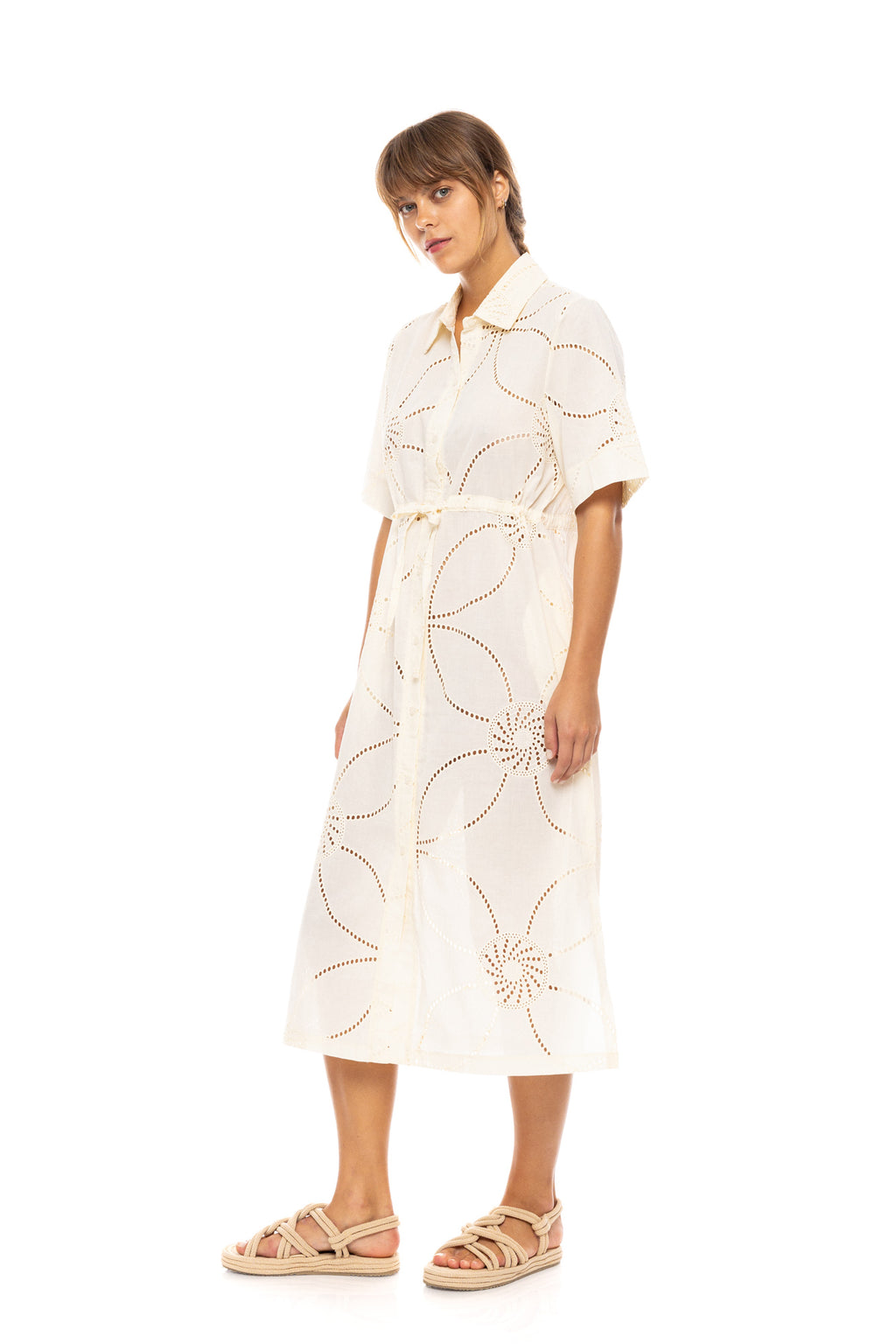 Pink Label - Beachwear Midi Moon Embrodery