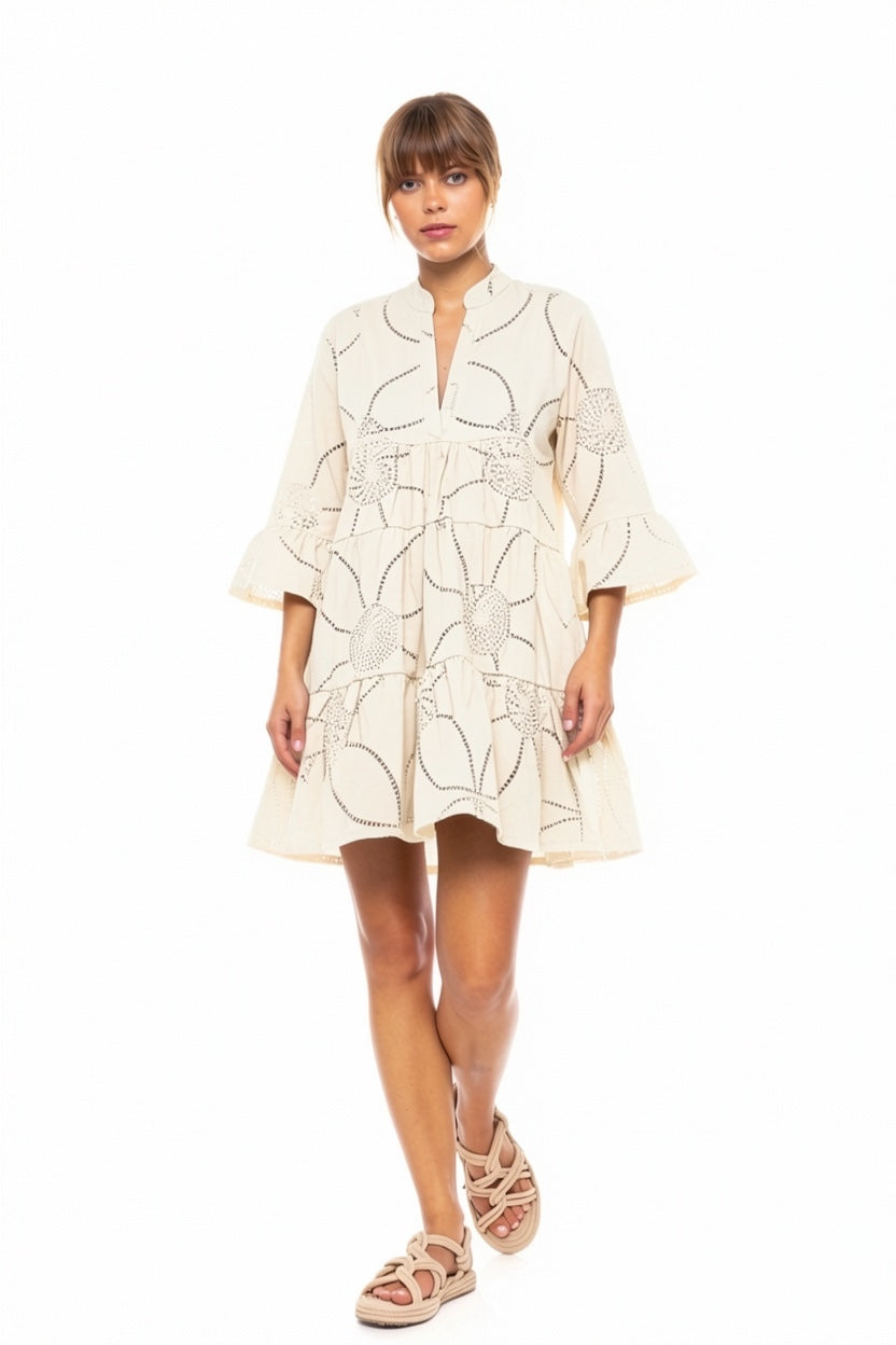 Pink Label - Beachwear Moon Embrodery