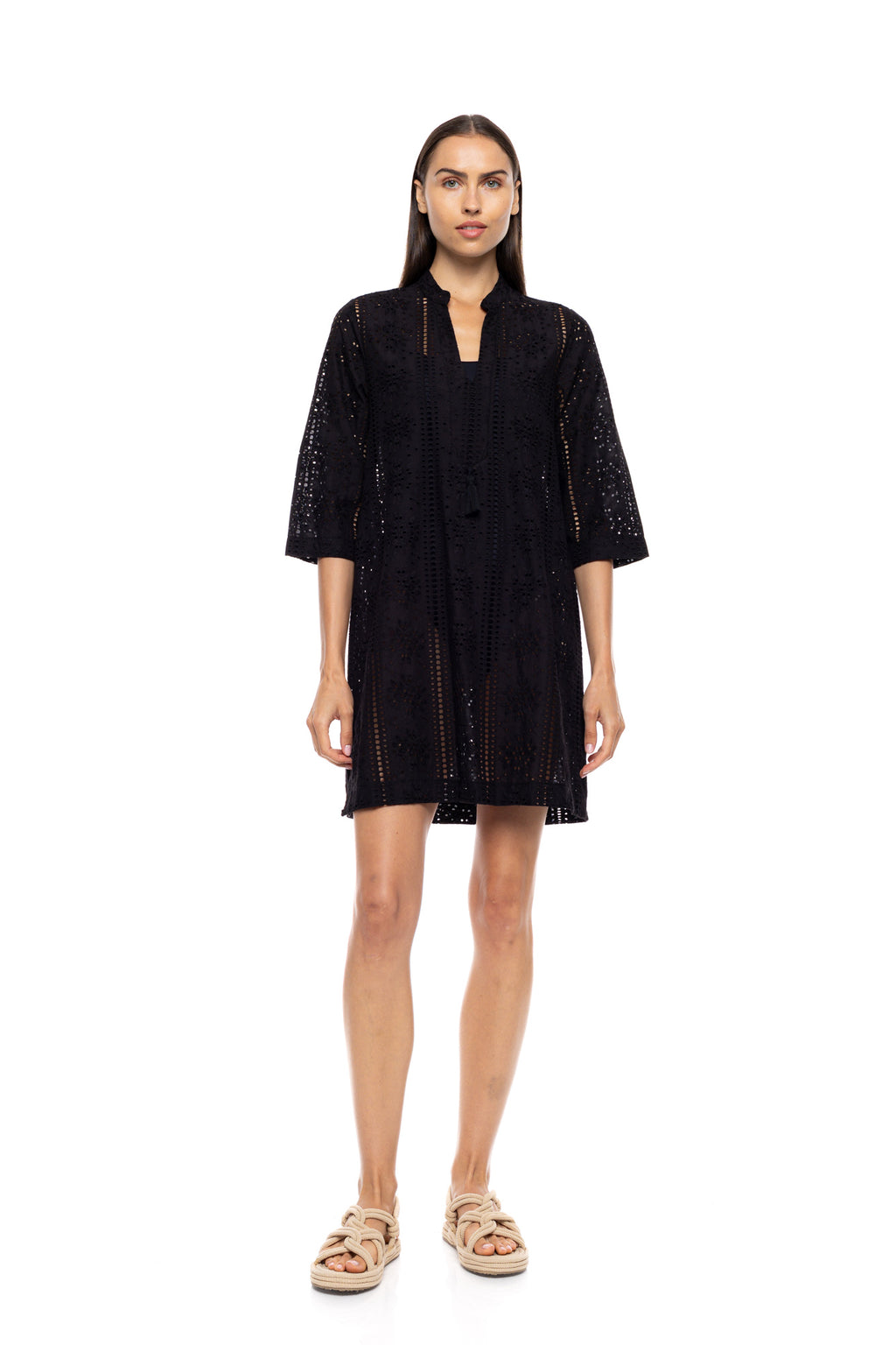 Pink Label - Beachwear Flower Embrodery