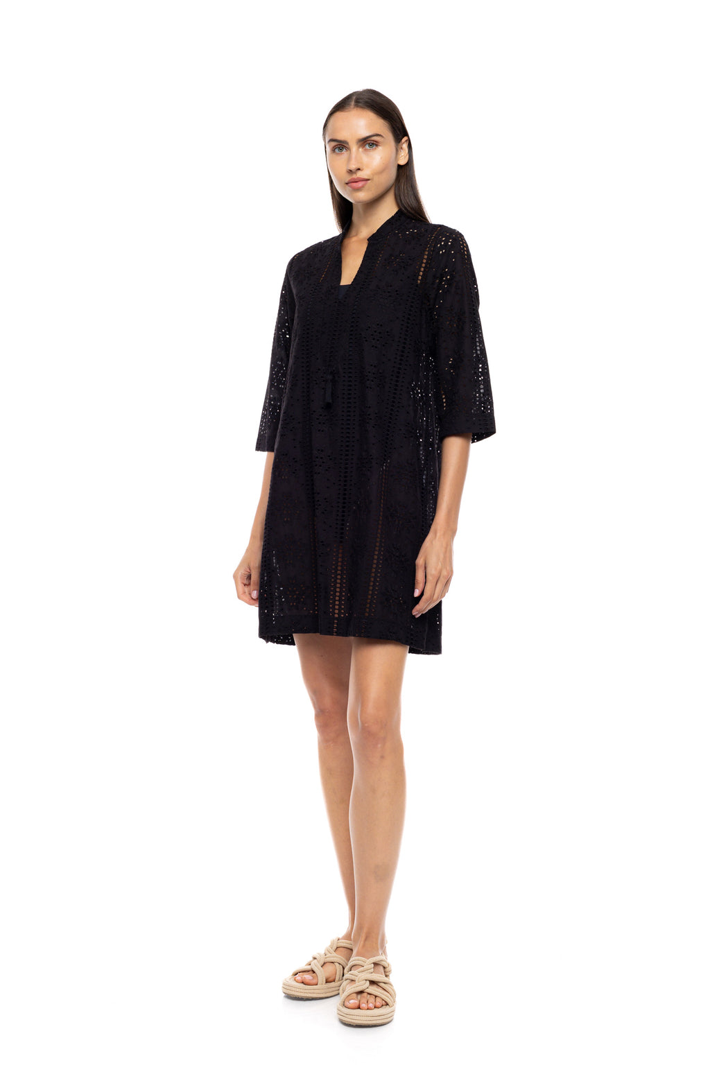 Pink Label - Beachwear Flower Embrodery