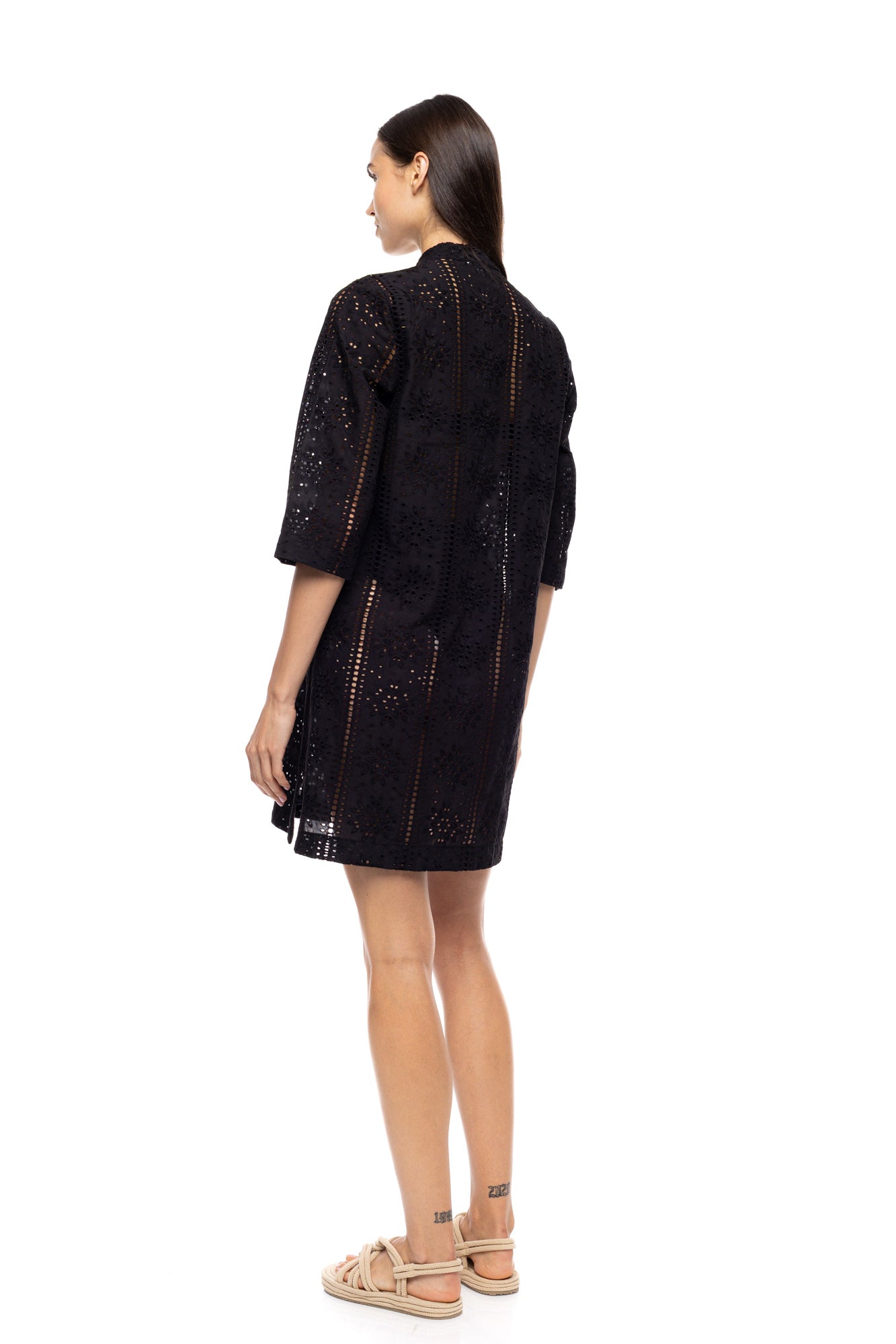 Pink Label - Beachwear Flower Embrodery