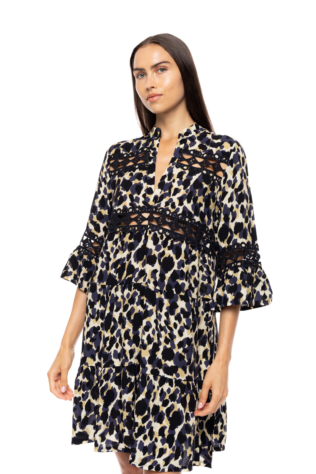 Pink Label - Beachwear Yellow Leopard