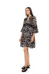 Pink Label - Beachwear Yellow Leopard
