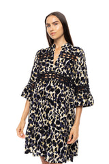 Pink Label - Beachwear Yellow Leopard