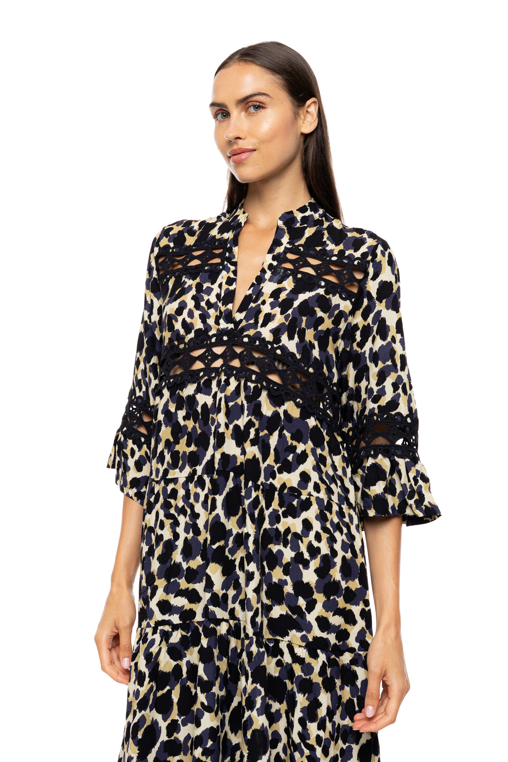 Pink Label - Beachwear Yellow Leopard