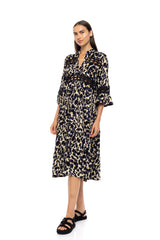 Pink Label - Beachwear Yellow Leopard