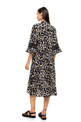 Pink Label - Beachwear Yellow Leopard