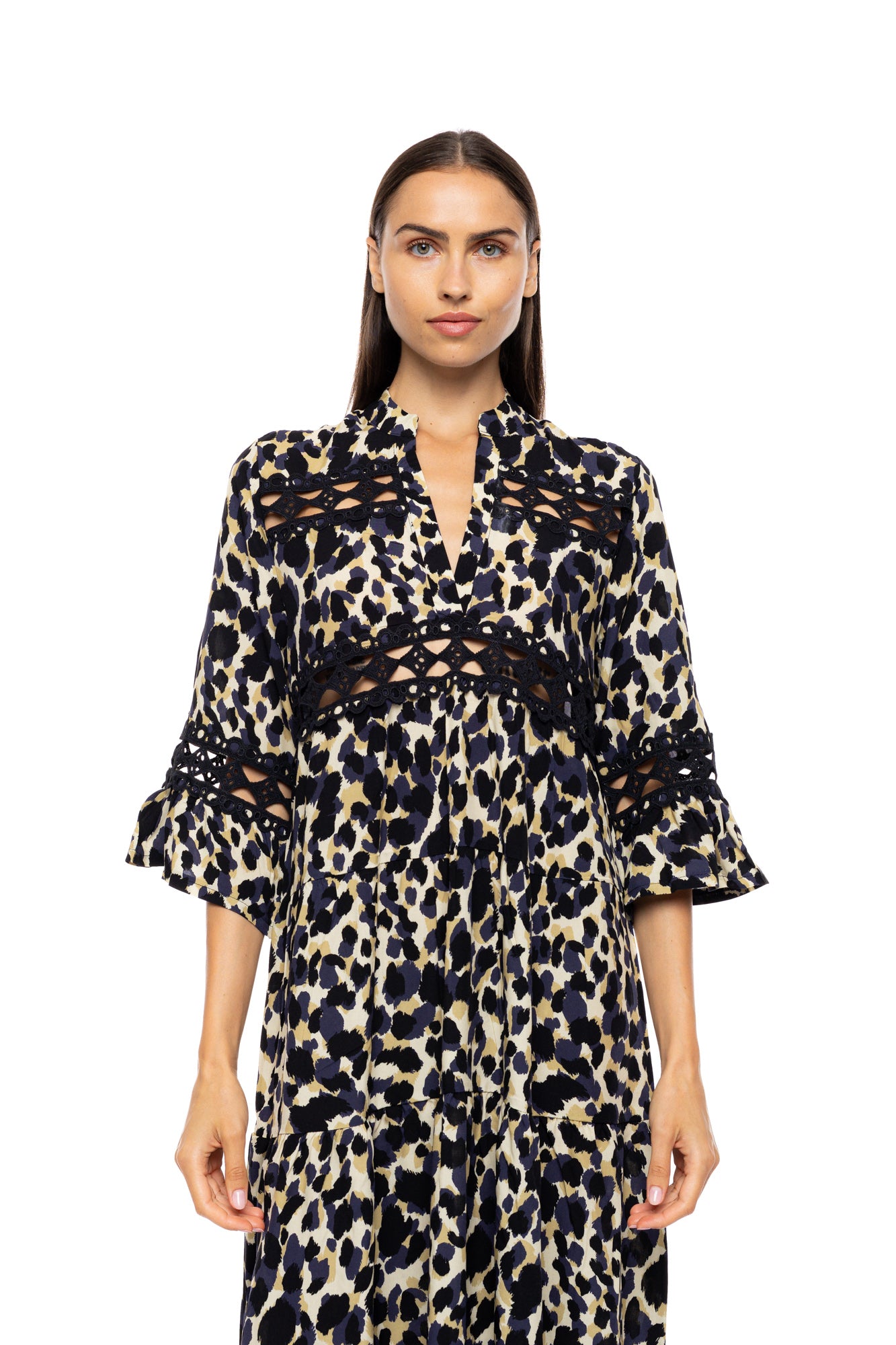 Pink Label - Beachwear Yellow Leopard