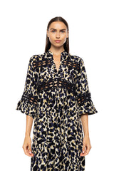 Pink Label - Beachwear Yellow Leopard