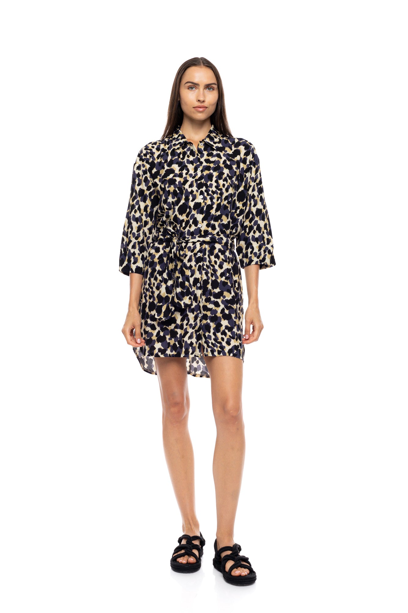 Pink Label - Beachwear Yellow Leopard