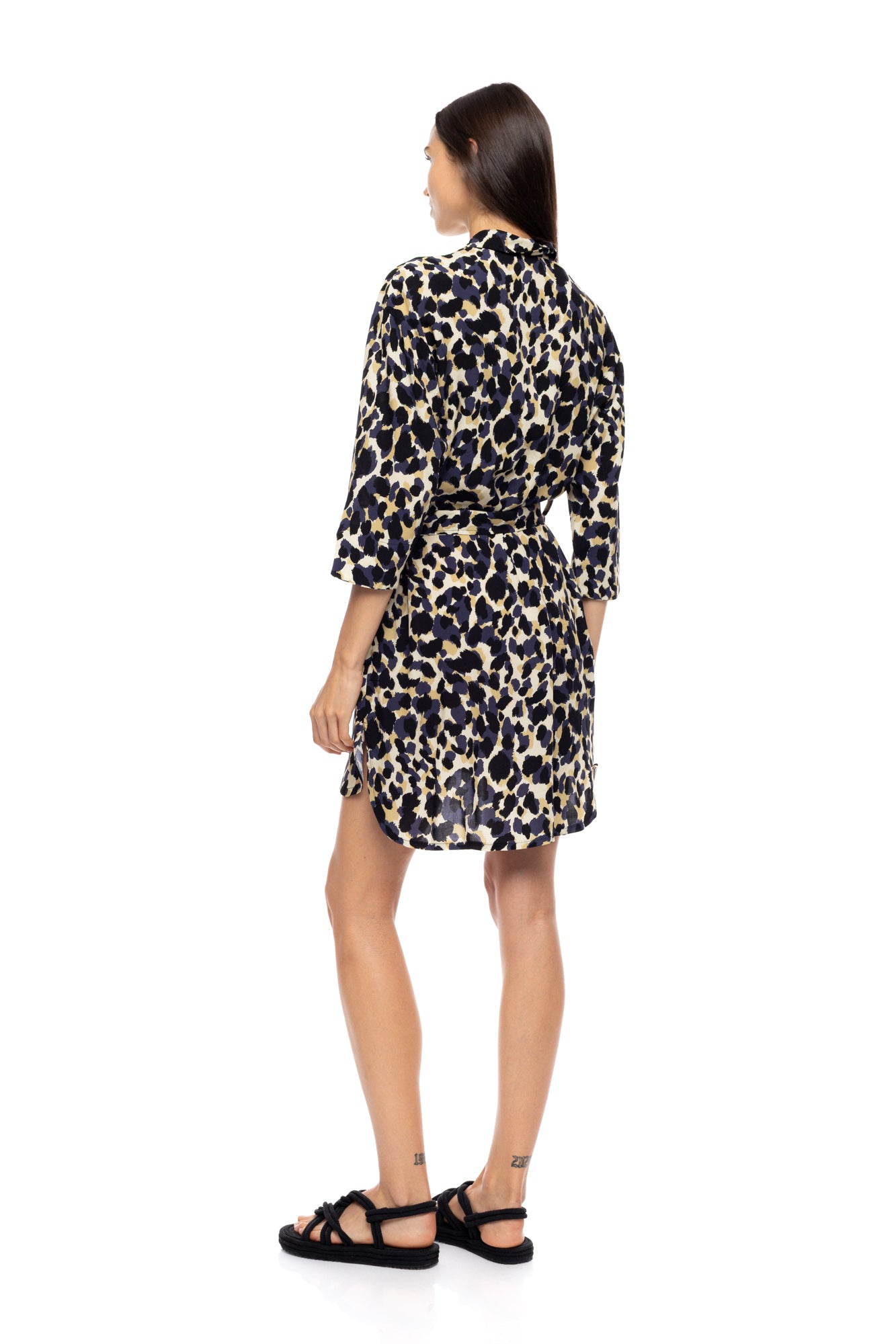 Pink Label - Beachwear Yellow Leopard