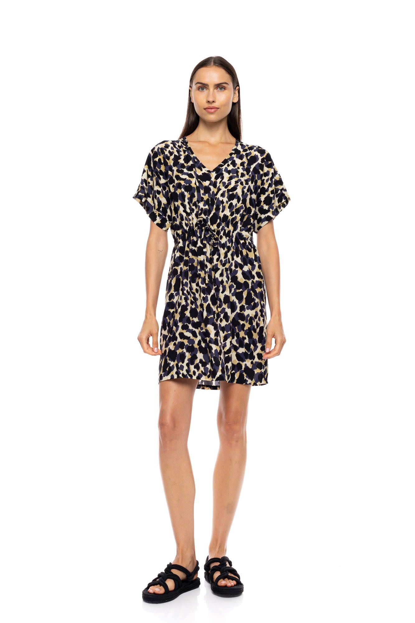 Pink Label - Beachwear Yellow Leopard
