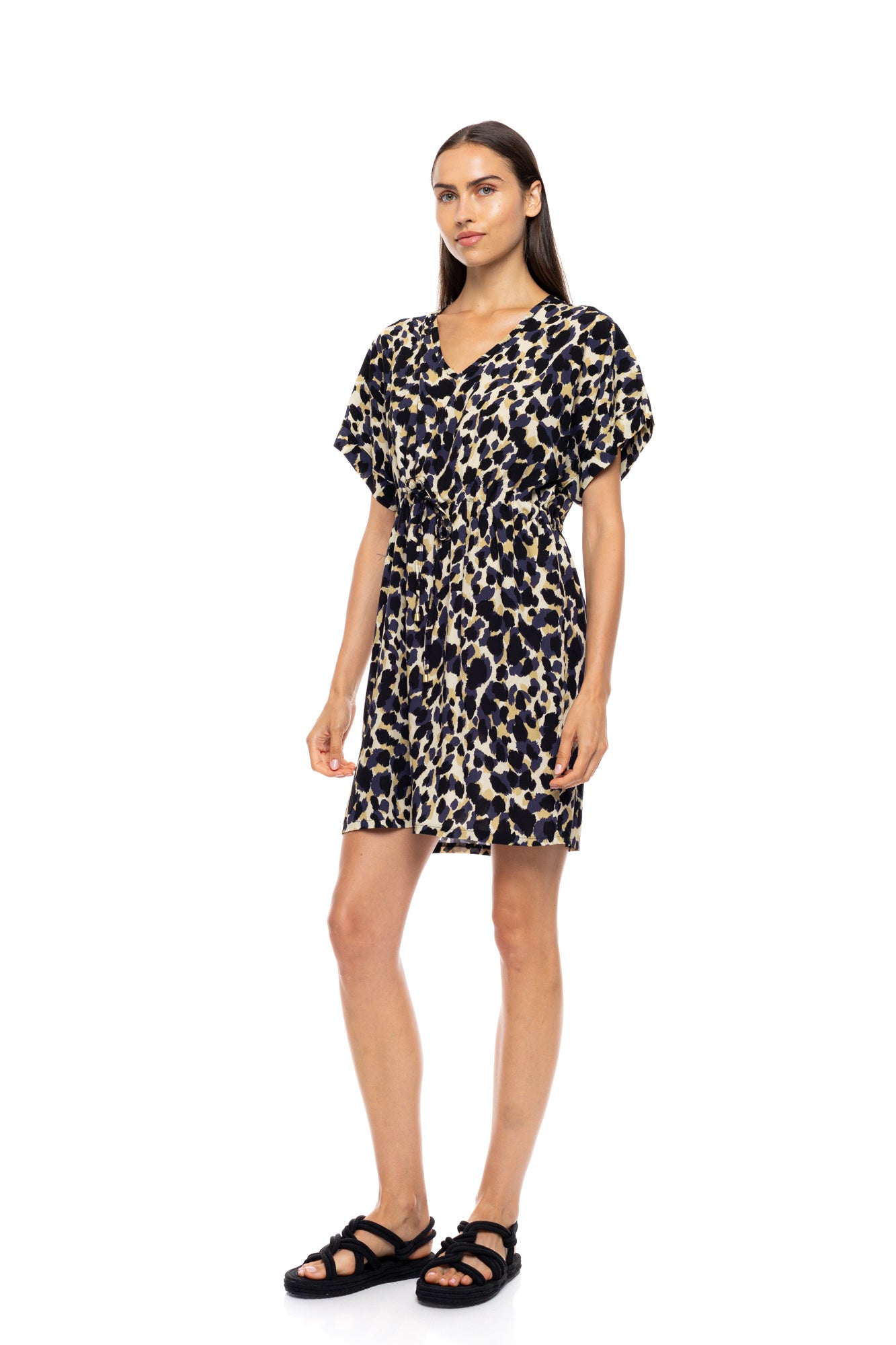 Pink Label - Beachwear Yellow Leopard