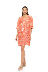 Pink Label - Beachwear Coral Flower