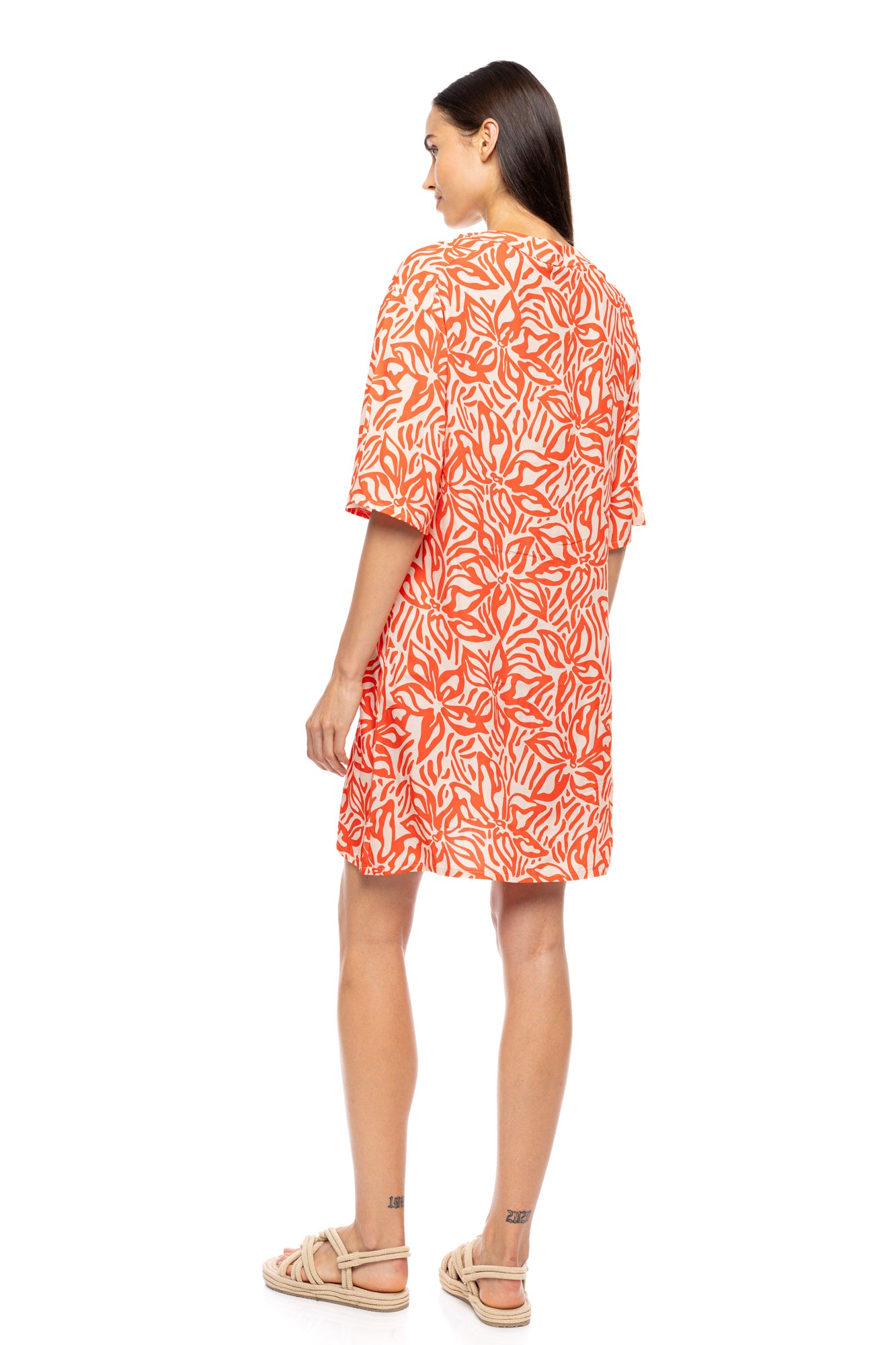 Pink Label - Beachwear Coral Flower