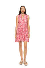Pink Label - Beachwear Red Paisley