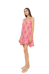 Pink Label - Beachwear Red Paisley