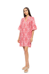 Pink Label - Beachwear Red Paisley