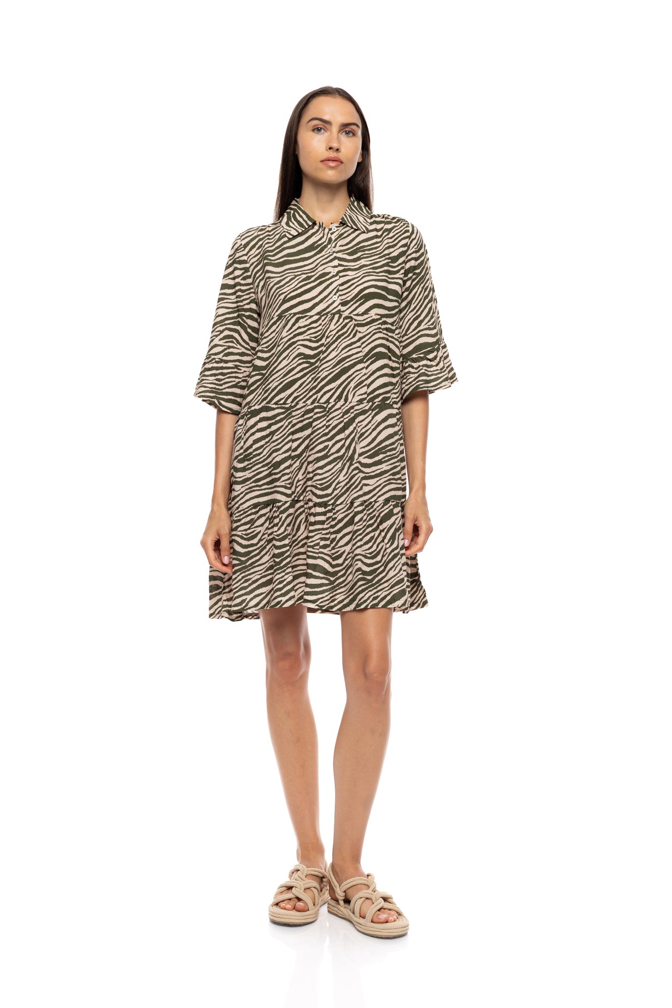 Pink Label - Beachwear Bilbao Green Leo