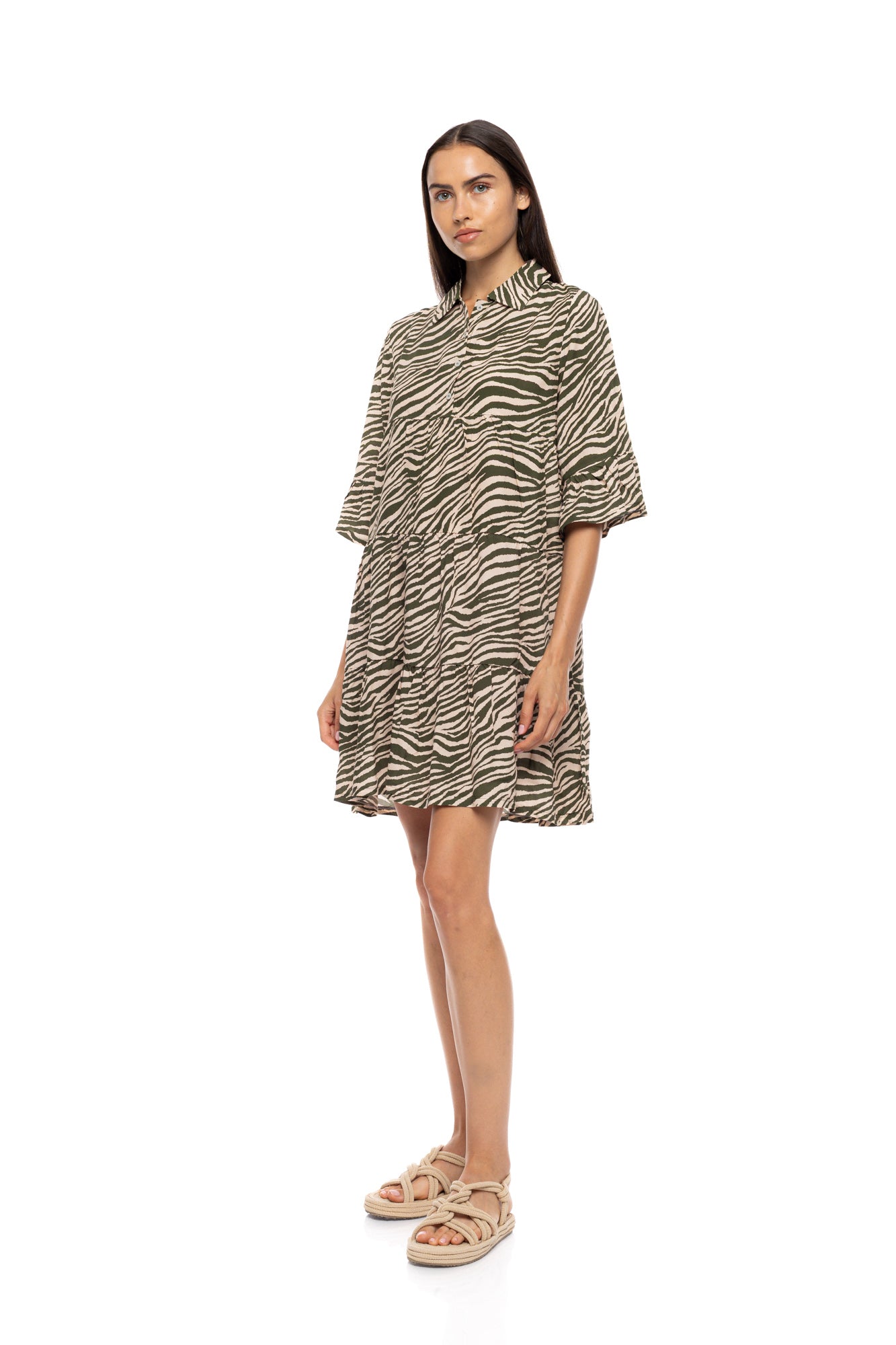 Pink Label - Beachwear Bilbao Green Leo