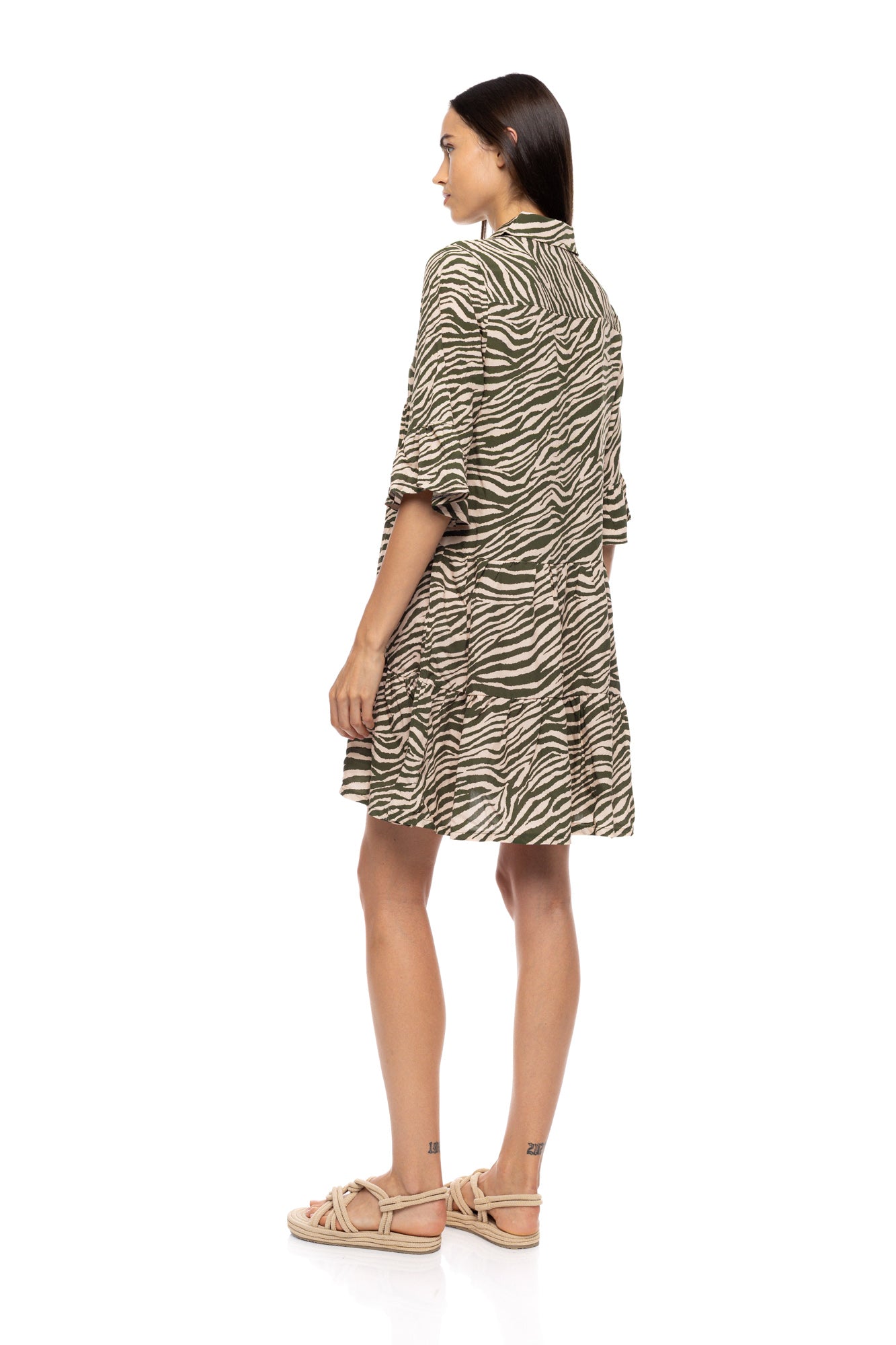 Pink Label - Beachwear Bilbao Green Leo