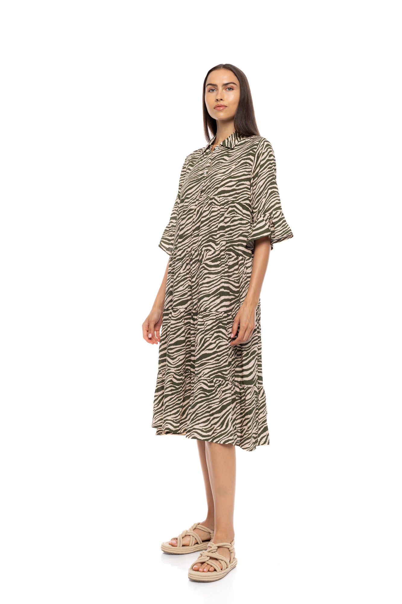 Pink Label - Beachwear Bilbao Green Leo