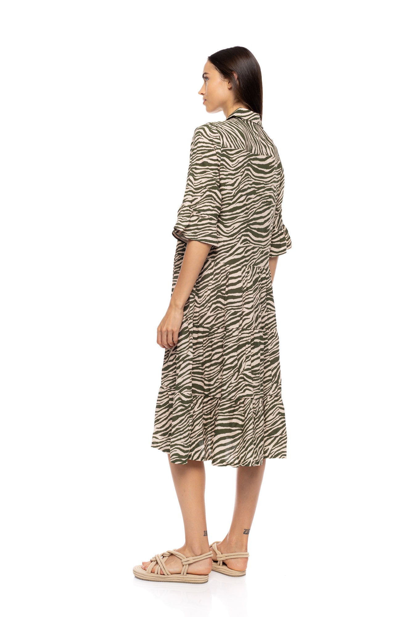 Pink Label - Beachwear Bilbao Green Leo
