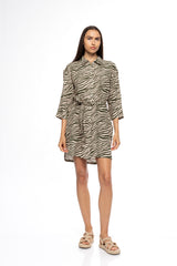 Pink Label - Beachwear Bilbao Green Leo
