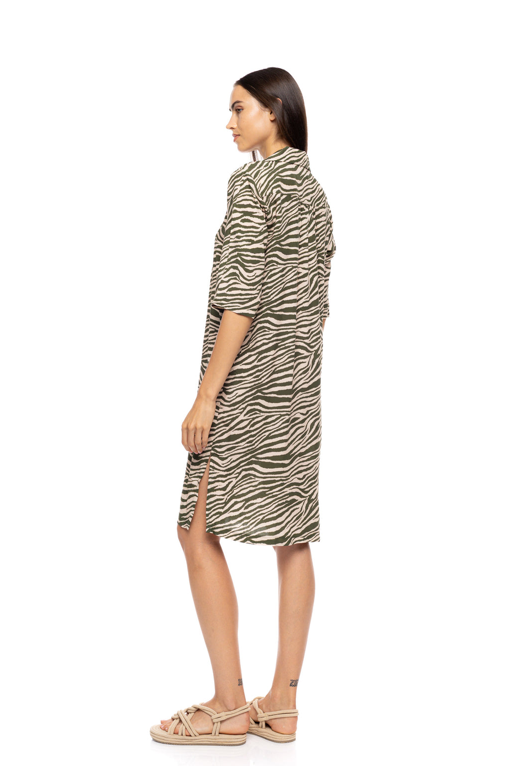 Pink Label - Beachwear Bilbao Green Leo