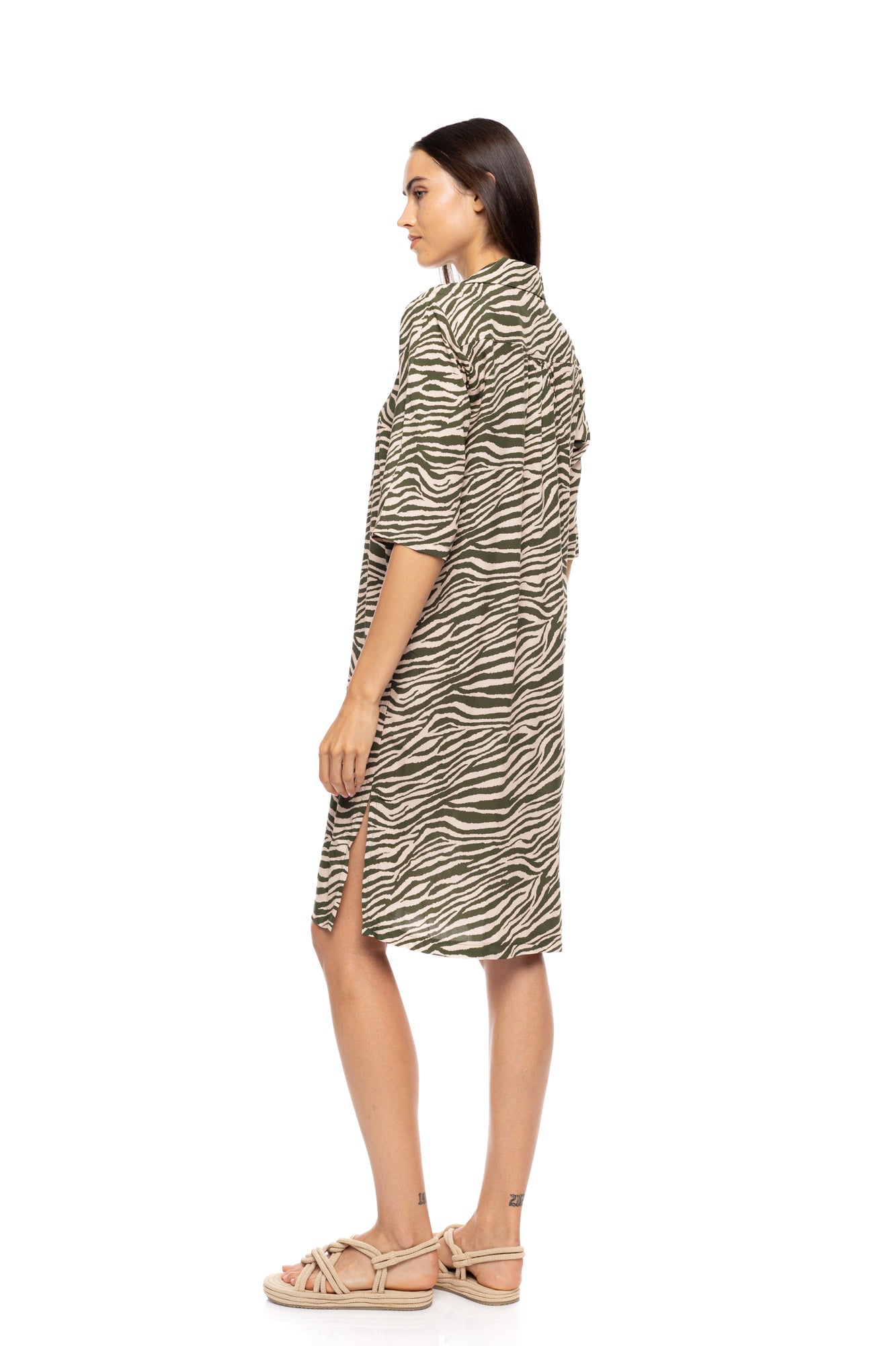 Pink Label - Beachwear Bilbao Green Leo
