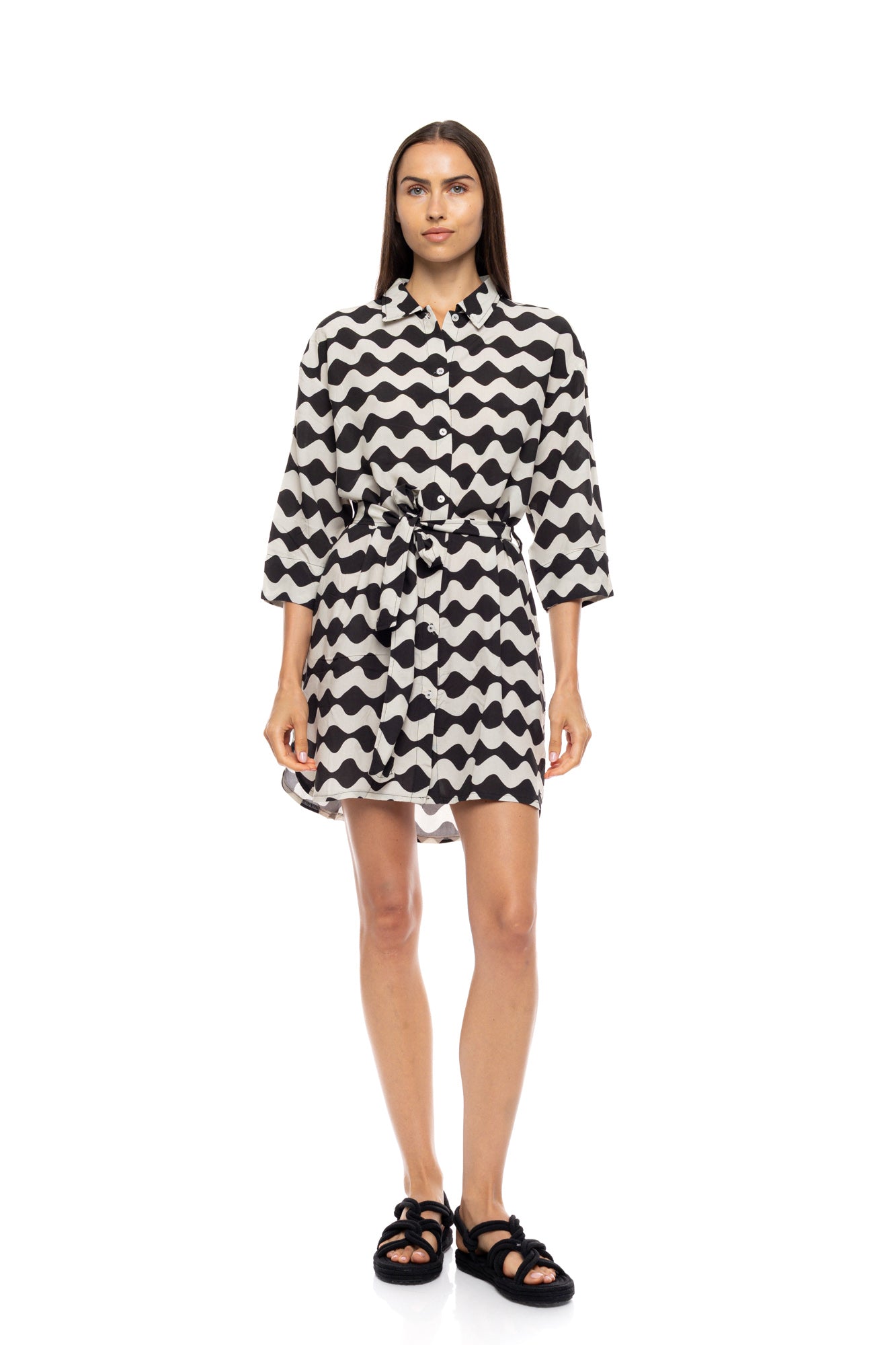 Pink Label - Beachwear Off White Wave