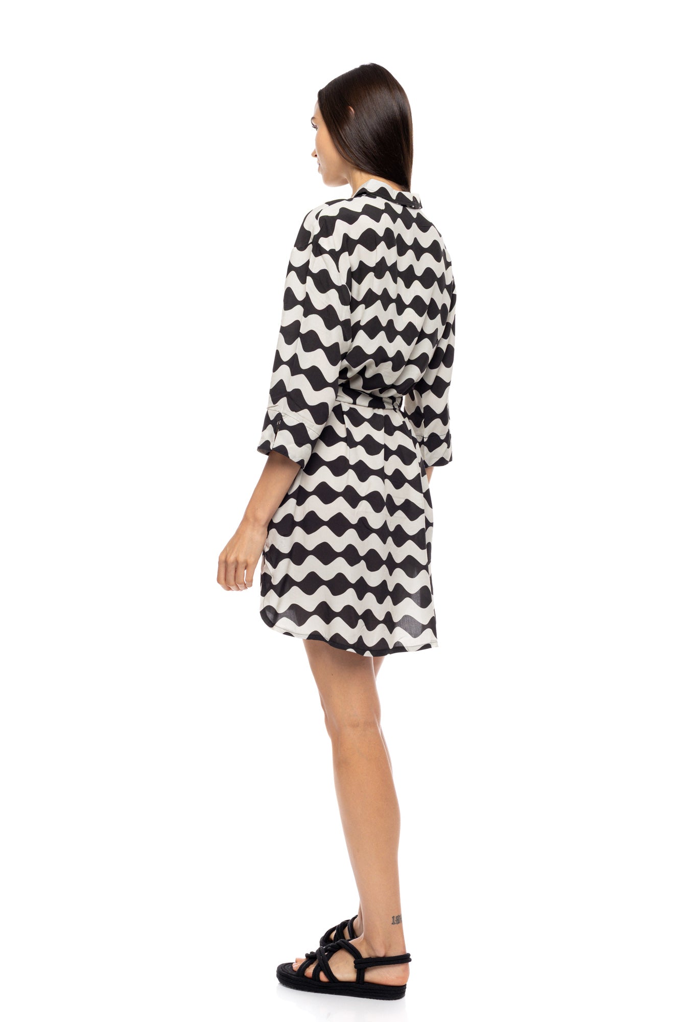 Pink Label - Beachwear Off White Wave