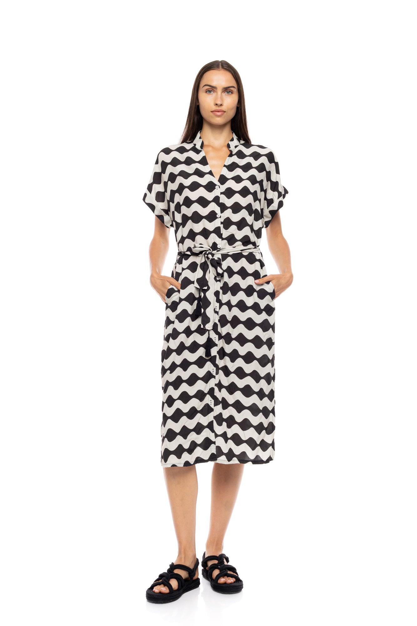 Pink Label - Beachwear Off White Wave