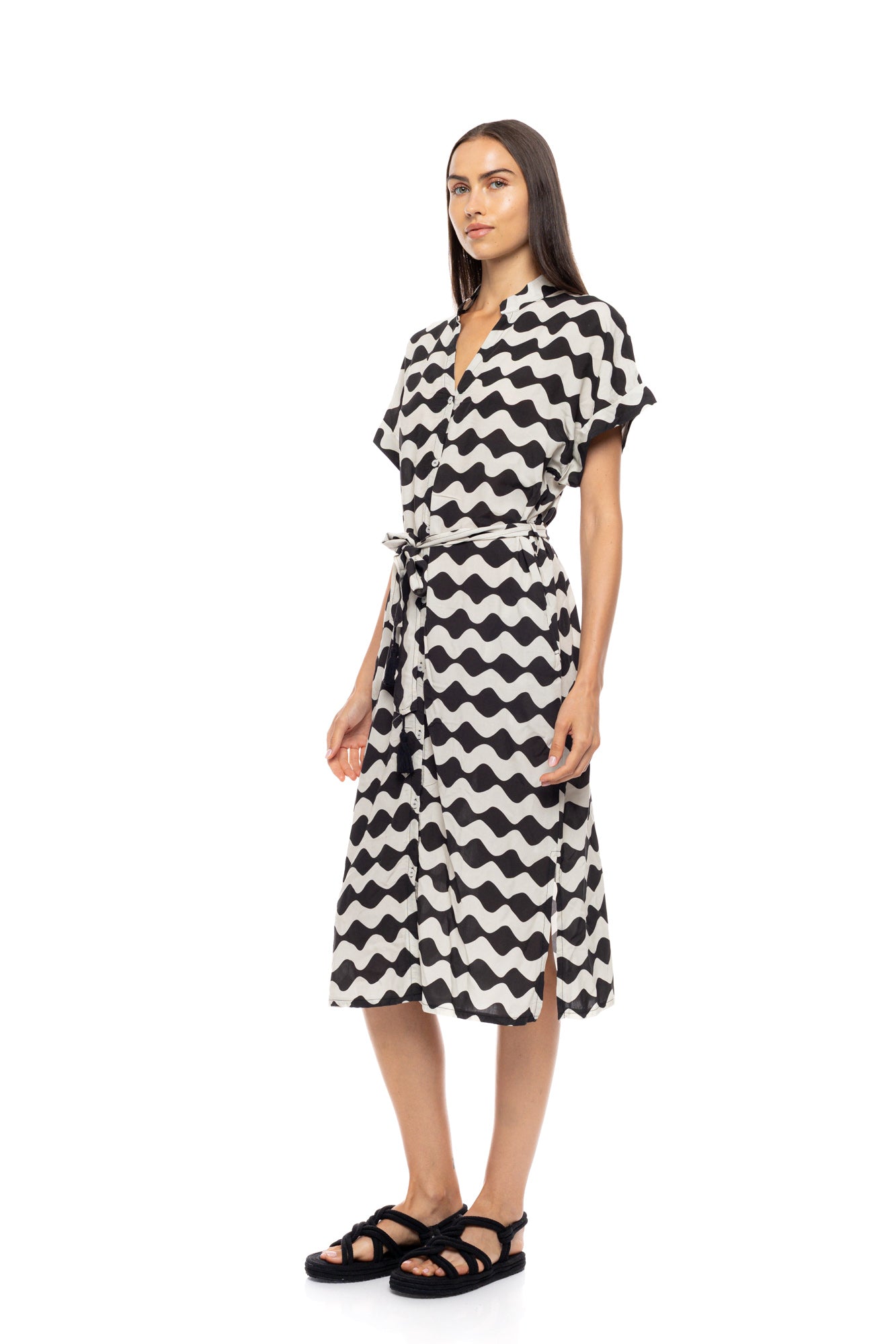 Pink Label - Beachwear Off White Wave