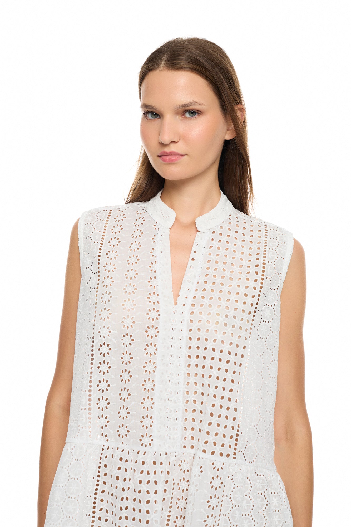 Pink Label - Beachwear Sleeveless Embrodery