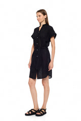 Pink Label - Beachwear Buttoned Embrodery