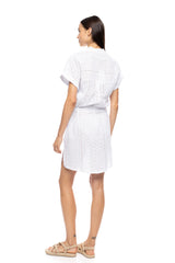 Pink Label - Beachwear Buttoned Embrodery