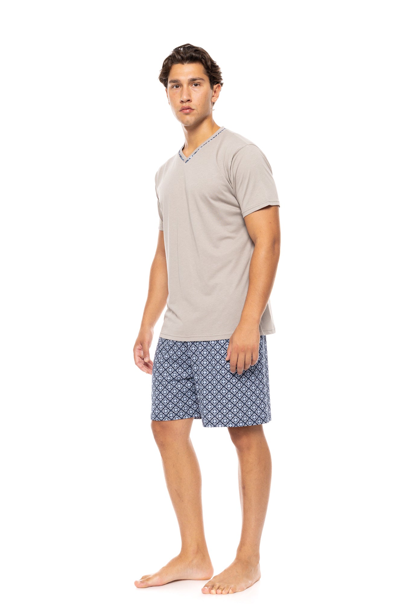 Ulisse - Pyjama V Navy Botany