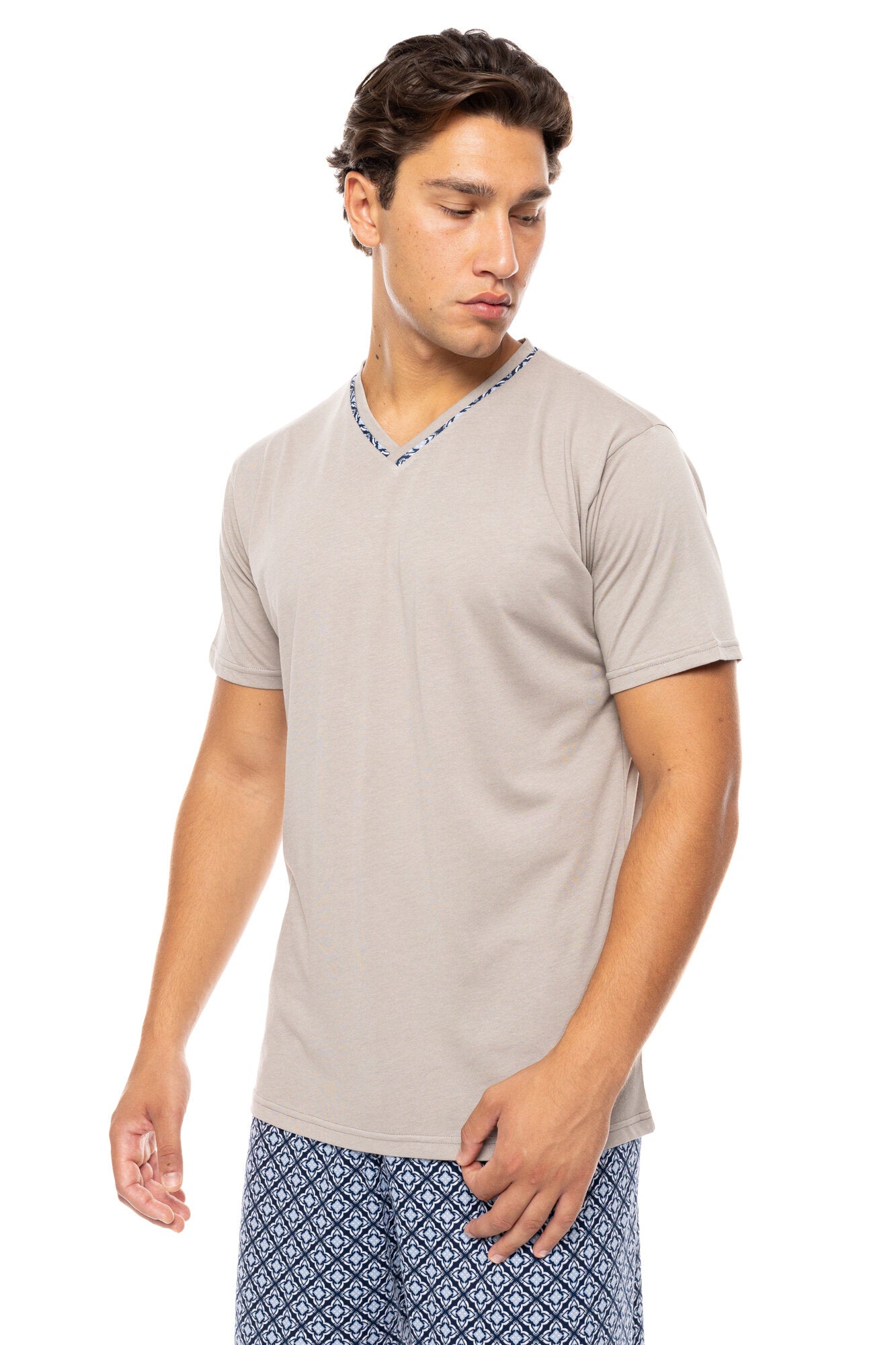 Ulisse - Pyjama V Navy Botany