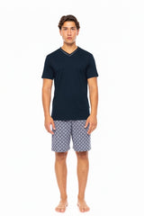 Ulisse - Pyjama V Navy Botany
