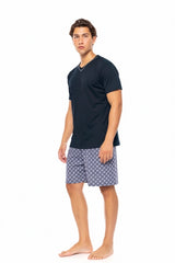 Ulisse - Pyjama V Navy Botany