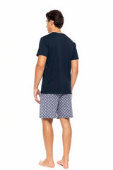 Ulisse - Pyjama V Navy Botany