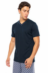 Ulisse - Pyjama V Navy Botany