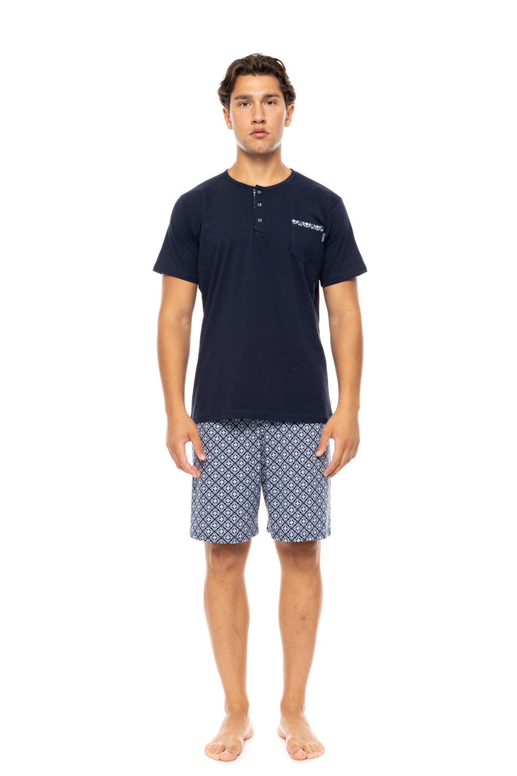 Ulisse - Pyjama 3Pcs Navy Botany