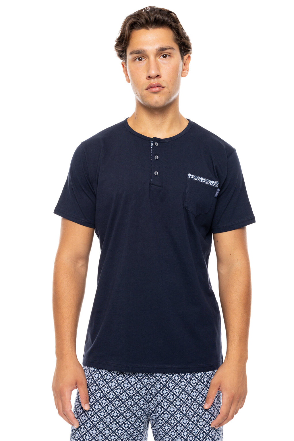 Ulisse - Pyjama 3Pcs Navy Botany
